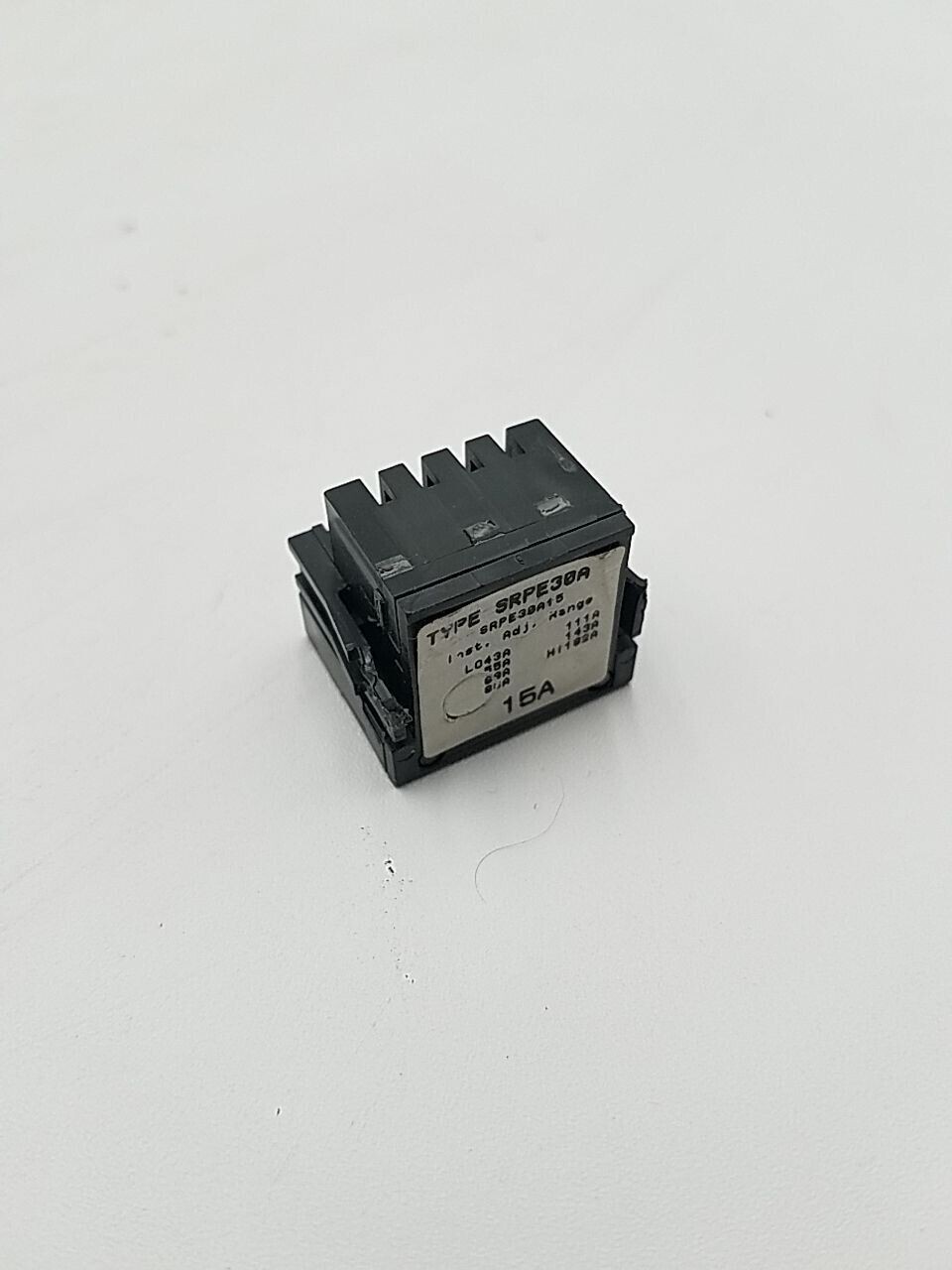 GE SRPE30A15 Rating Plug 15A SRPE30 15 Amp Frame SEDA SEHA SELA SEPA