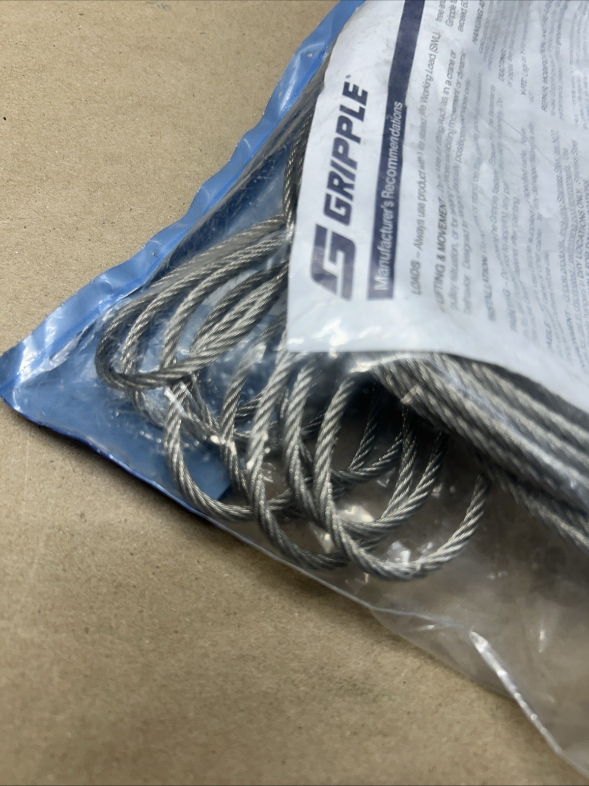 Gripple HF3-LS-5FT (10) S/S Loop Hangers In Sealed Bag Fast Shipping! + Warranty