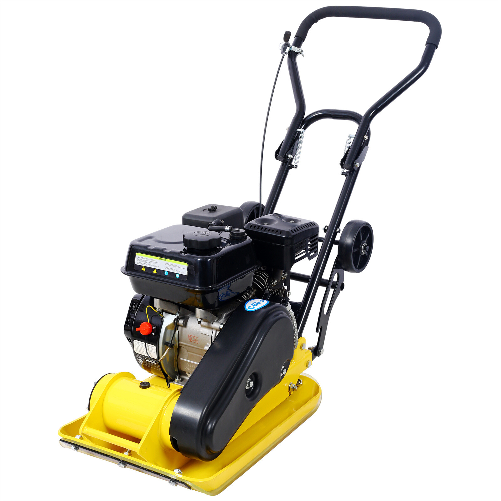 Plate Compactor Plate Tamper 7HP Walk-Behind Rammer 4-Stroke Gasoline Engine