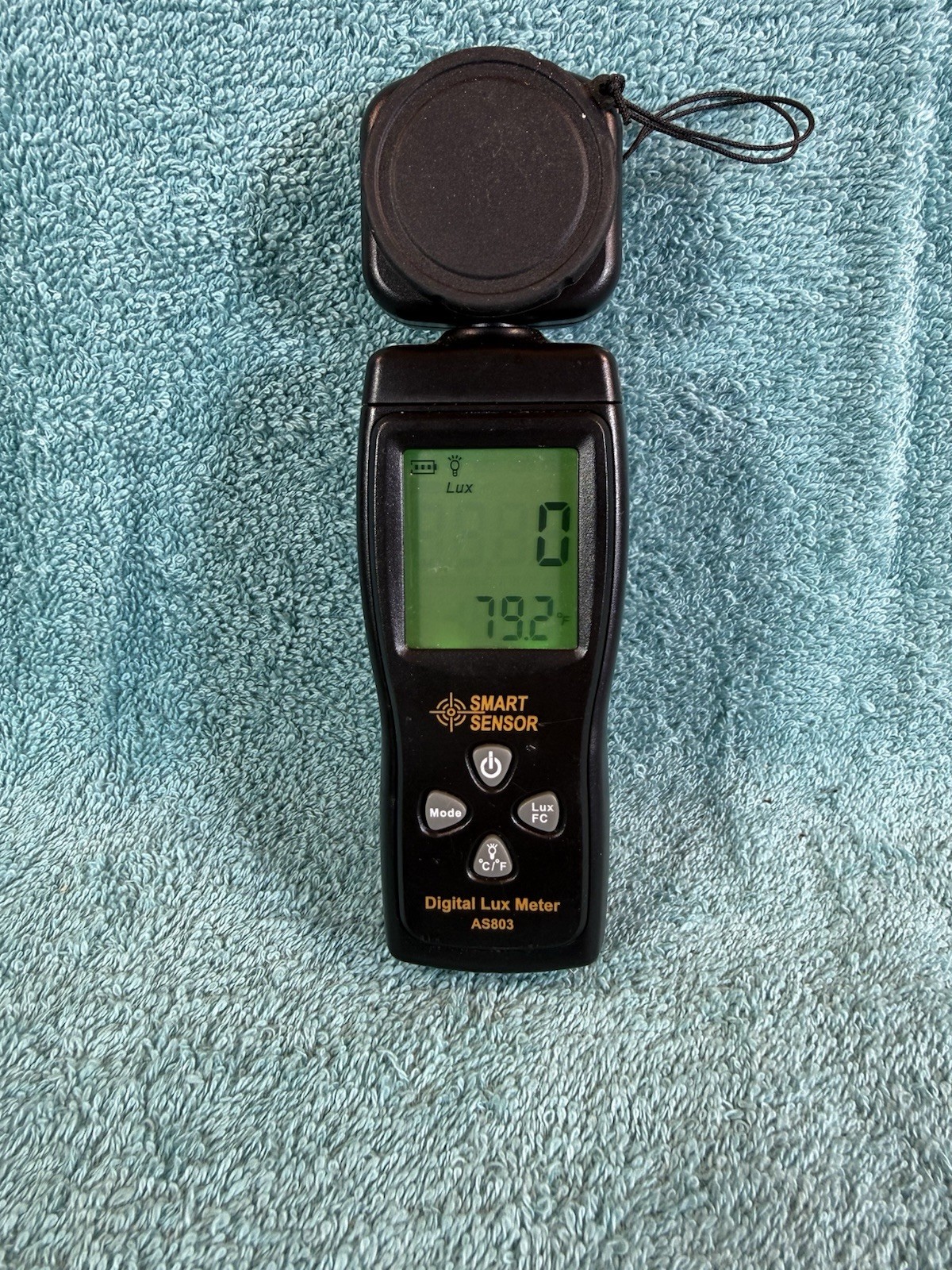 Smart Sensor AS803 Digital Lux Meter 1-200,000 LUX LCD Smart Sensor