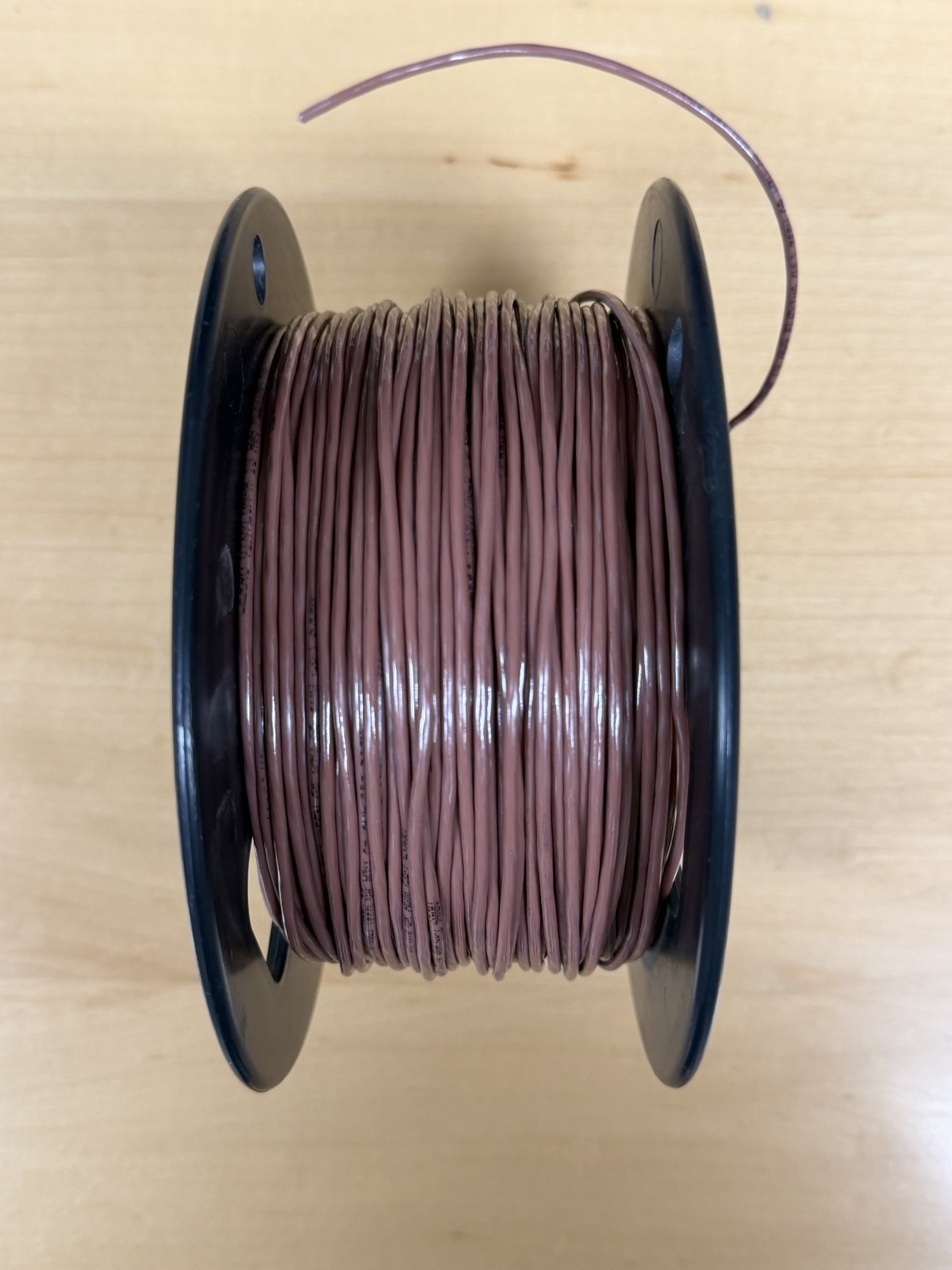 BROWN CERRO VINYLON 18 AWG TFFN WIRE (APPROX 350′ PROBABLY MORE)