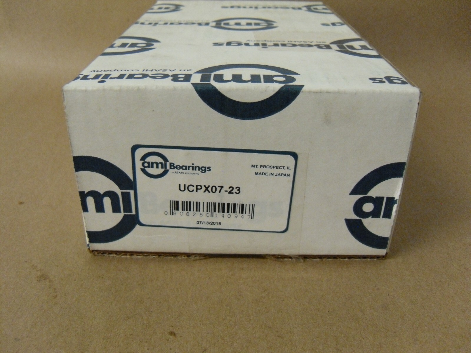 ASAHI/ AMI UCPX07-23 SET SCREW LOCKING PILLOW BLOCK MADE IN JAPAN