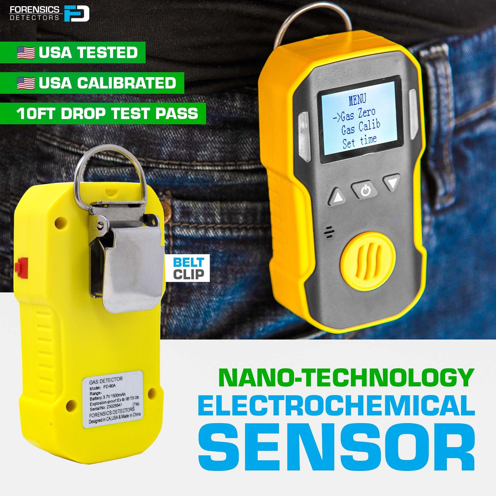 Carbon Monoxide Meter & Pump | USA NIST Calibration