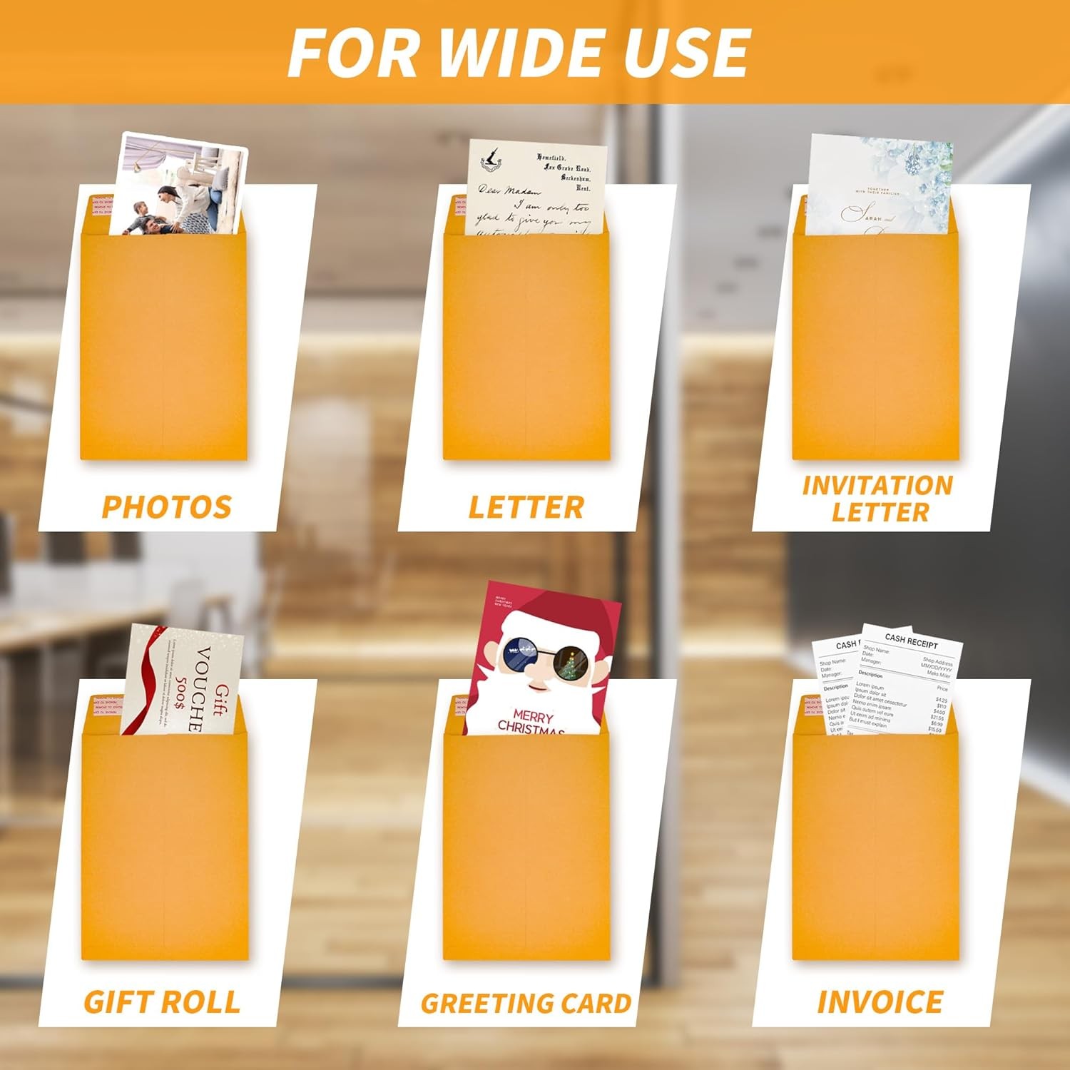 100 Pack 6×9″ Kraft Catalog Mailing Envelopes Mailers Peel Self Seal