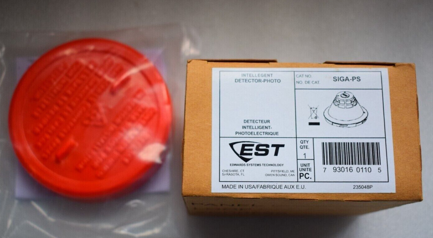 EDWARDS EST SIGA-PS SIGA PS PHOTOELECTRIC SMOKE DETECTOR INTELLIGENT