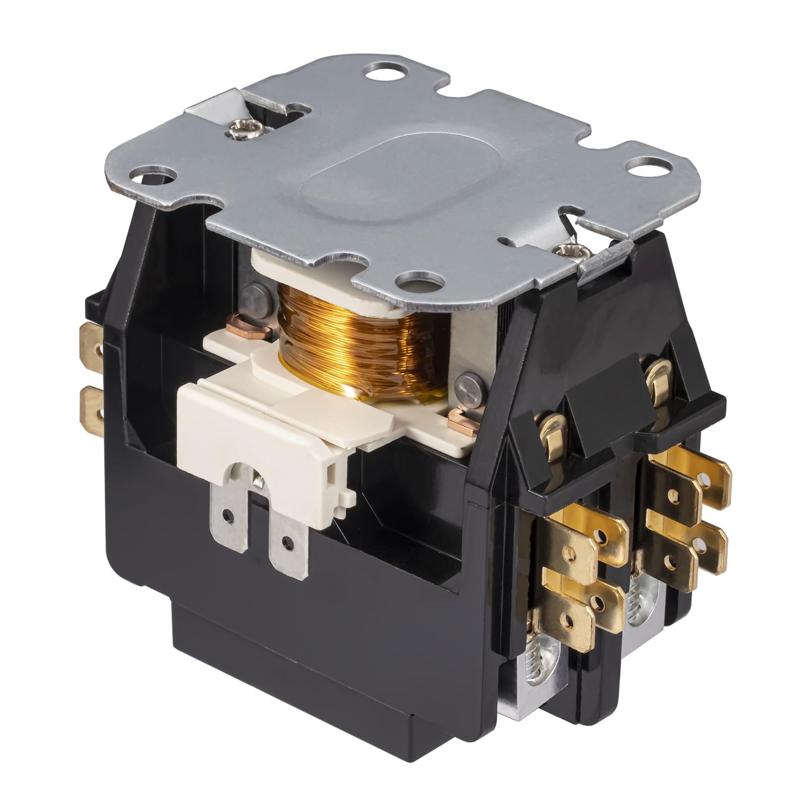 VEXUNGA 2 Pole 40 Amp 120 VAC Coil AC contactor 2P 40A 120V 50/60Hz black