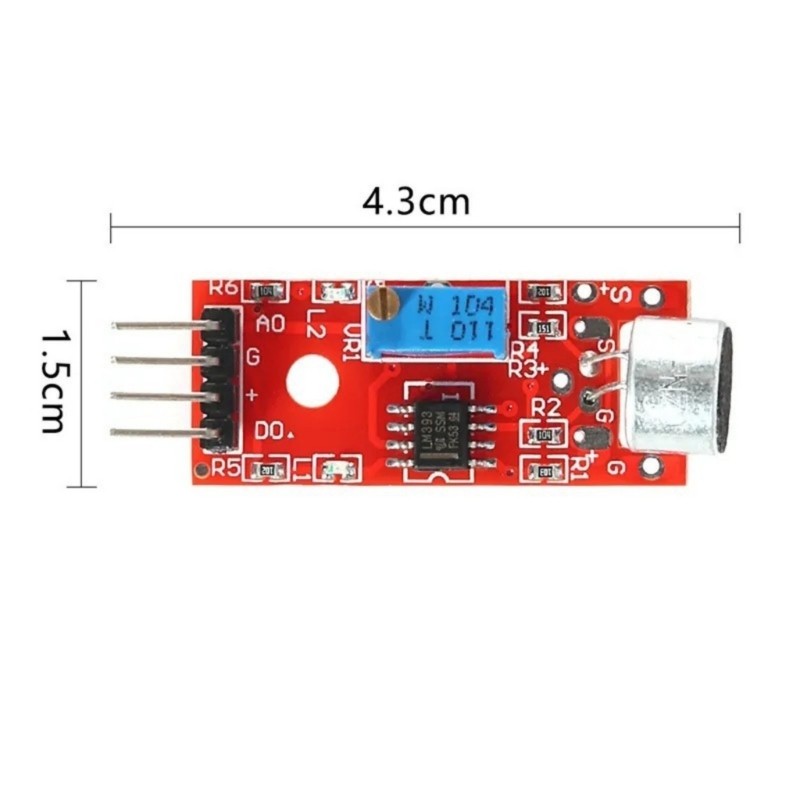 Audios Detection Module Sound Sensors Board with Analog and Digital Output