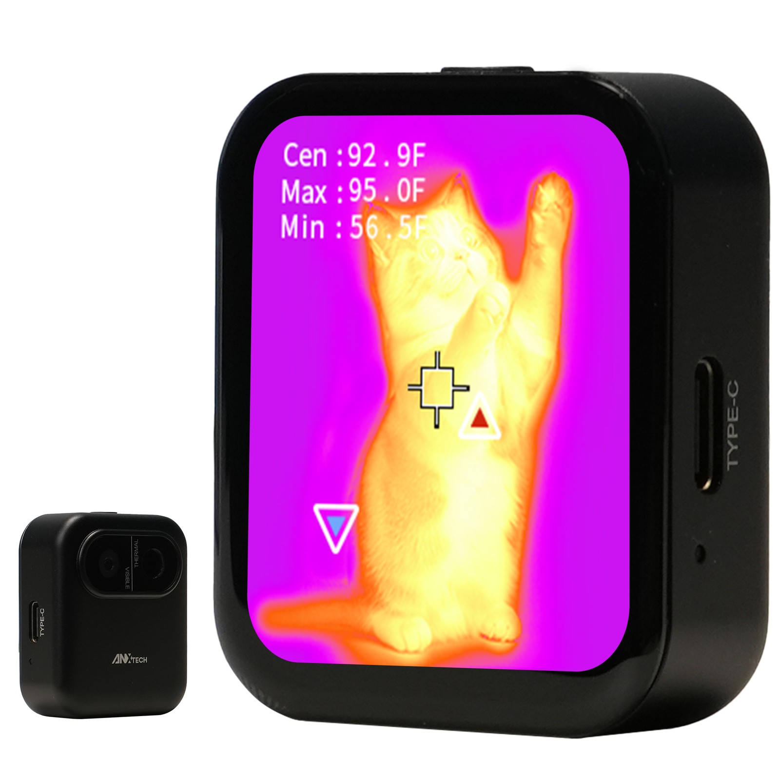 80X60 Mini Infrared Thermal Imager Small Thermal Imaging Camera ANXTECH