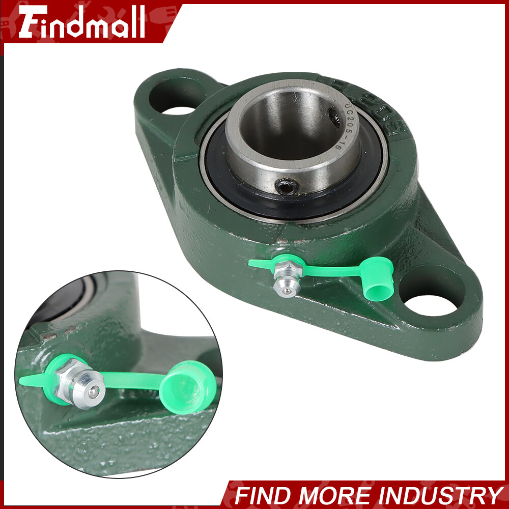 10PCS UCFL205-16 Pillow Block Flange Bearing 1″ Bore 2 Bolt Solid Base