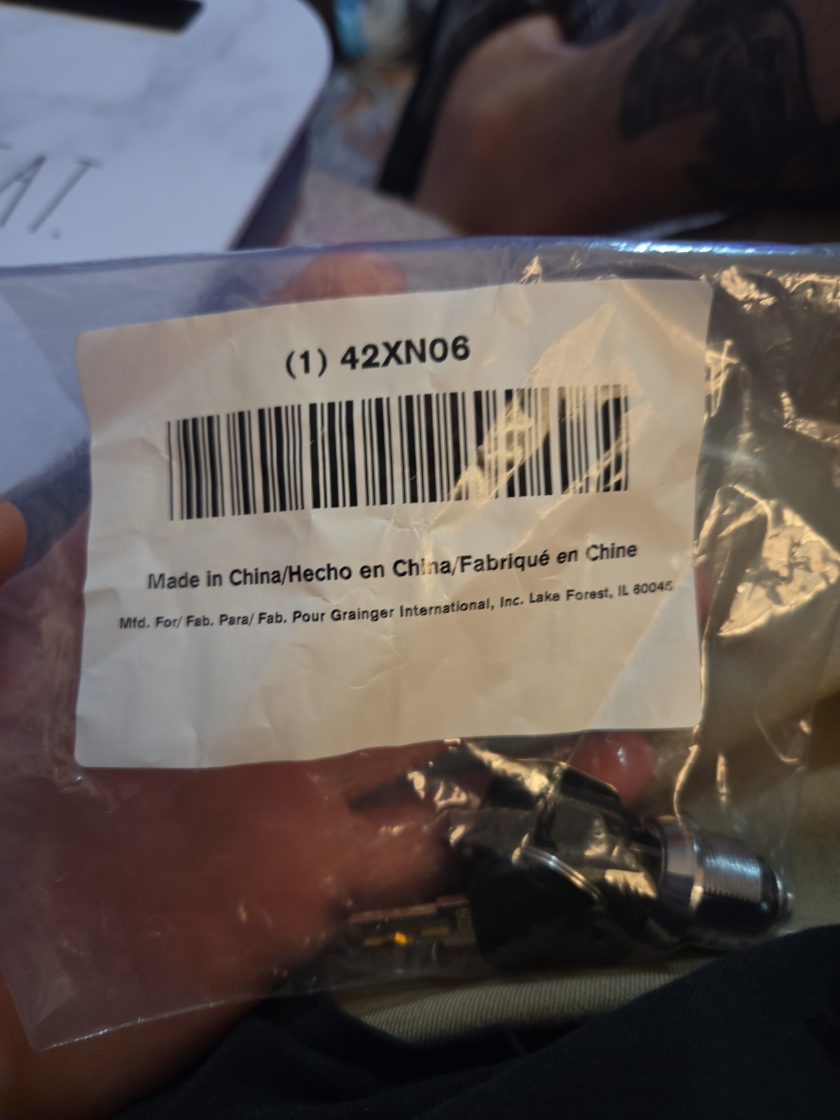 WESTWARD 07-27B Lock/Key Set 42XN06