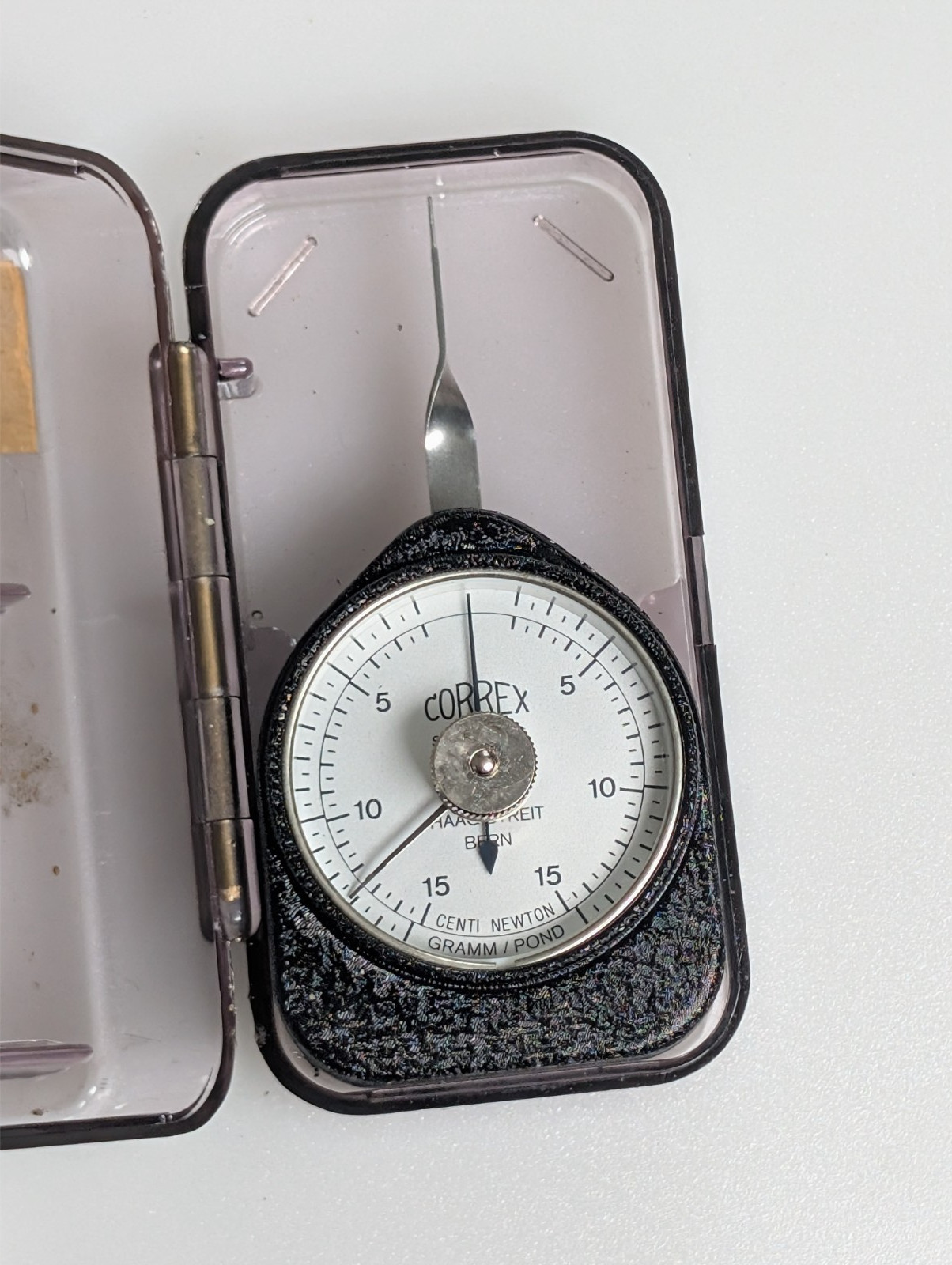 Correx 0 to 15 grams/centinewton Tension Gauge Used Excellent Condition