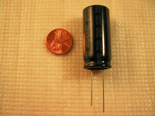 LOT 2 TAICON Radial electrolytic capacitor E-CAP bulk cap 200V 470uF 18mm x 40mm