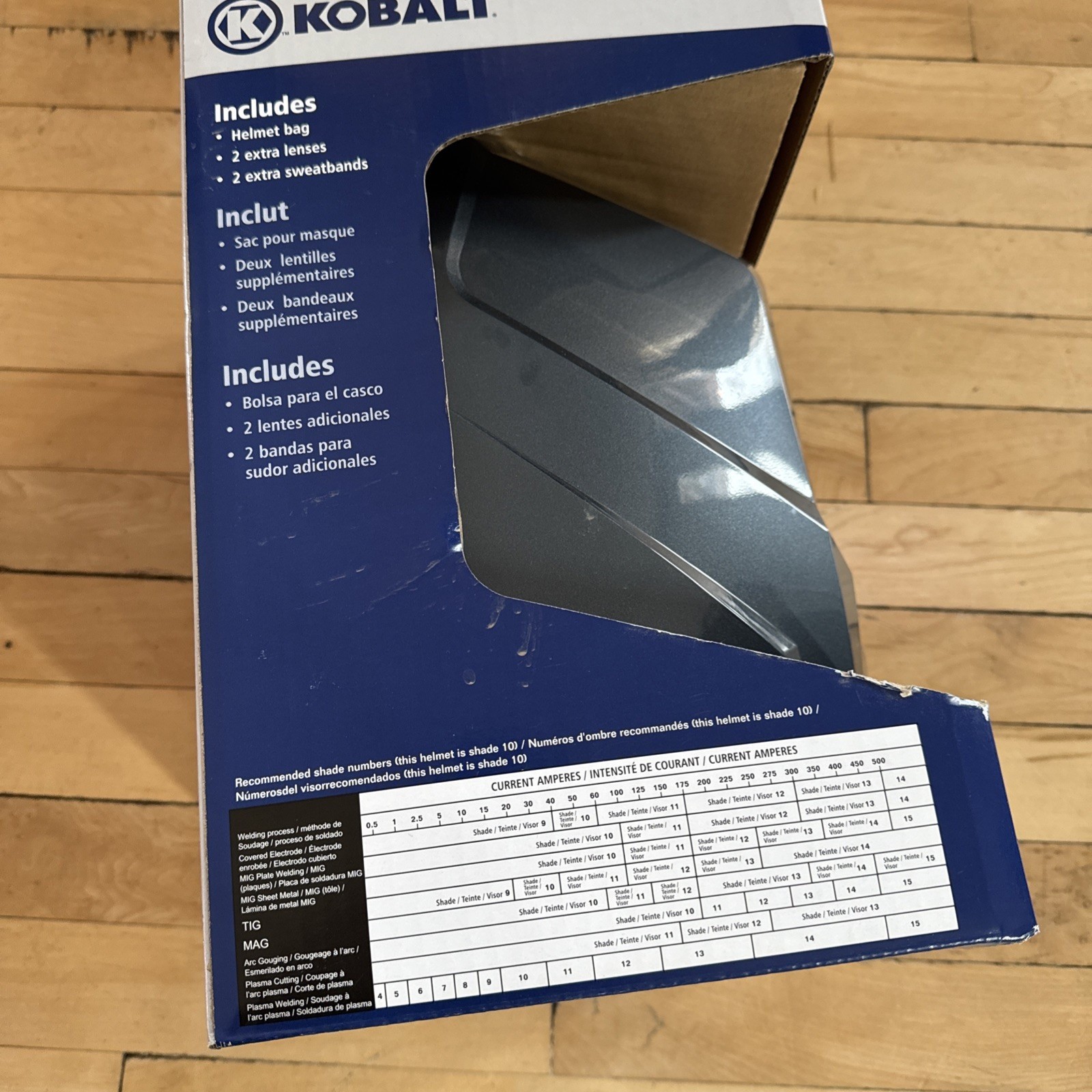 Kobalt Fixed Shade Auto-Darkening Welding Helmet #0033326 – NIB