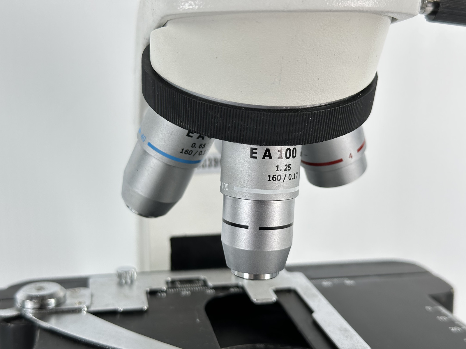 Unbranded Compound Laboratory Microscope EA 4x 10x 40x 100x Objectives