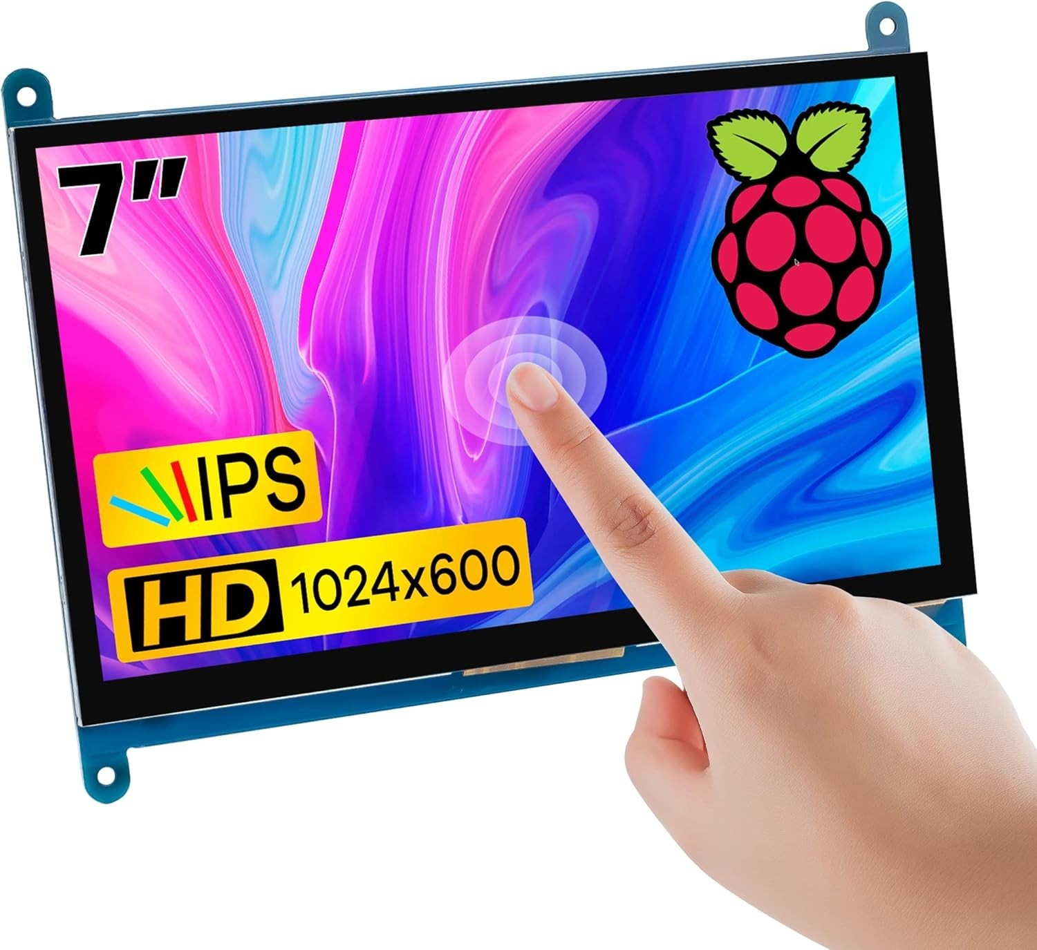 7 Inch IPS LCD Touch Screen Display Panel 1024×600 Capacitive Screen HDMI Mon…