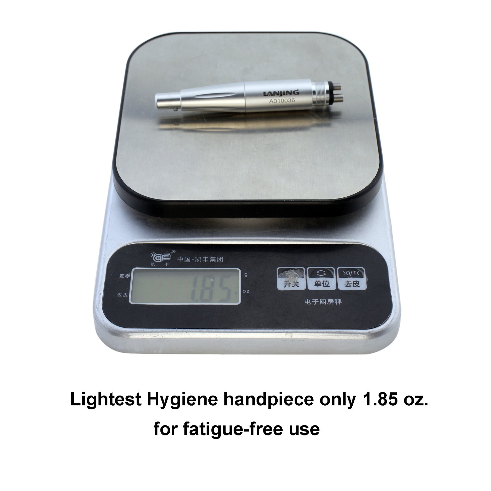 Dental Hygiene Prophy Air Motor Handpiece 4:1 Straight Nose Cone 4 Hole RDH WH