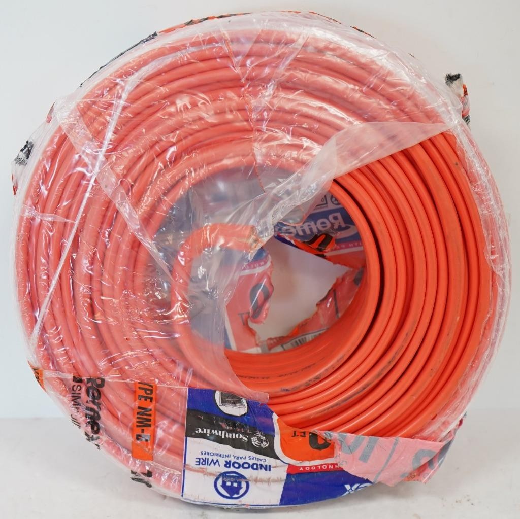NEW – Southwire Romex Simpull 10/2 100ft NM-B Orange Indoor Cable w/Ground Wire