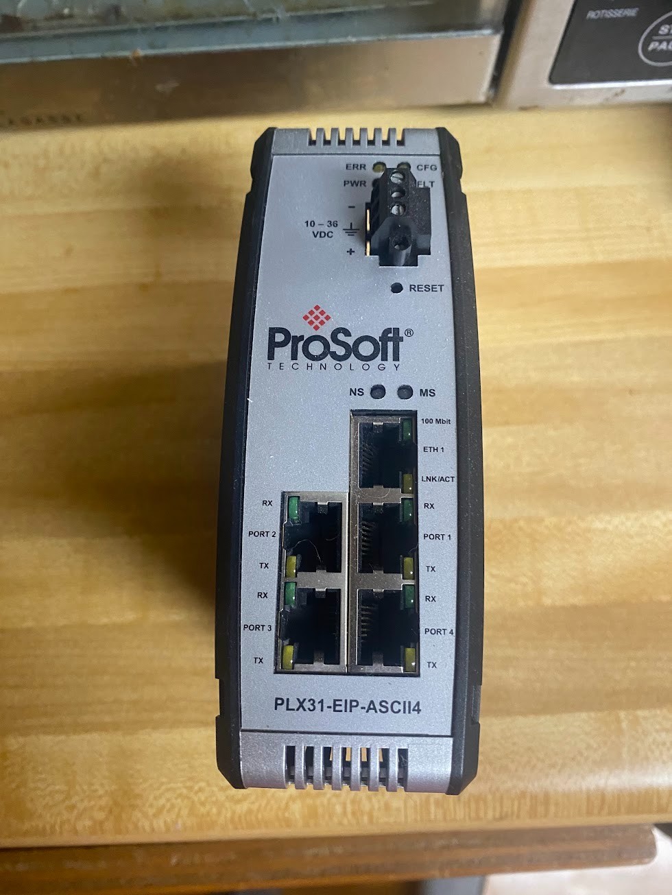 Prosoft PLX31-EIP-ASCII4 EtherNet/IP to ASCII 4 Port