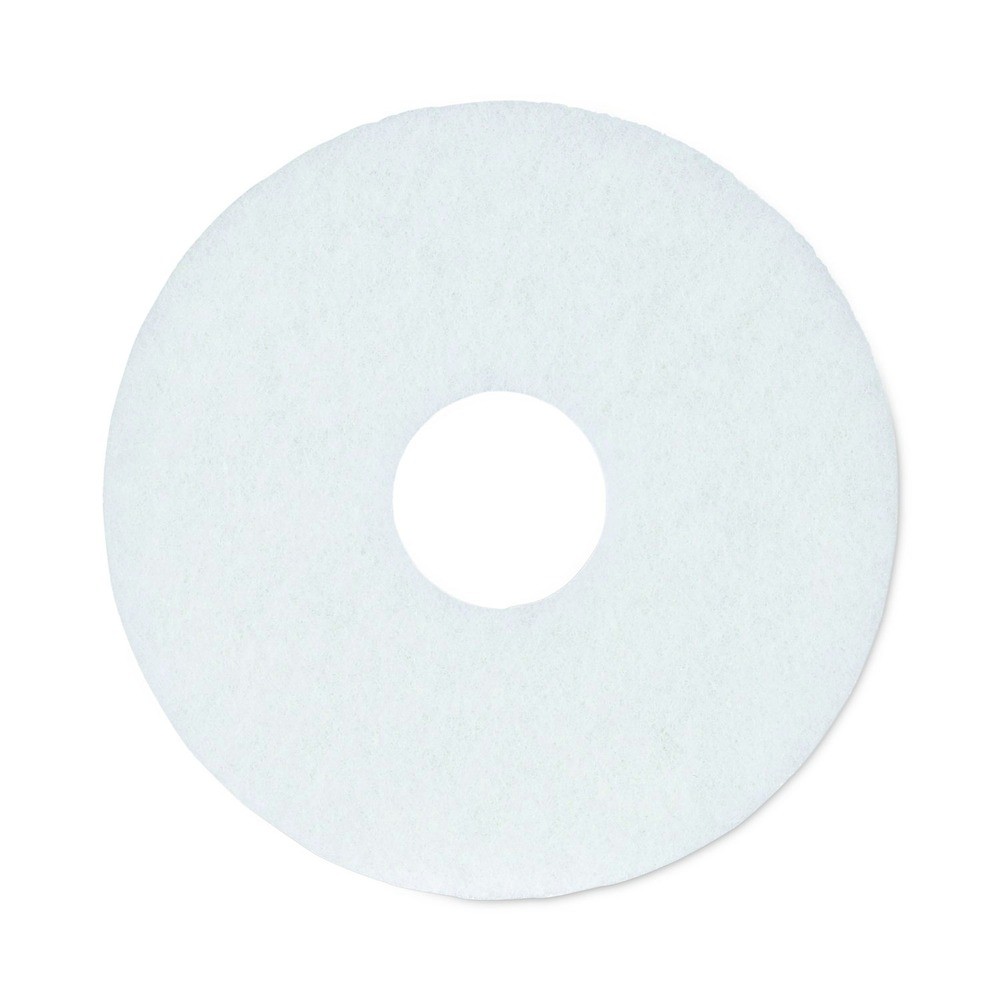 Boardwalk 4012WHI 12 in. Diameter Polishing Floor Pads – White (5/Carton) New