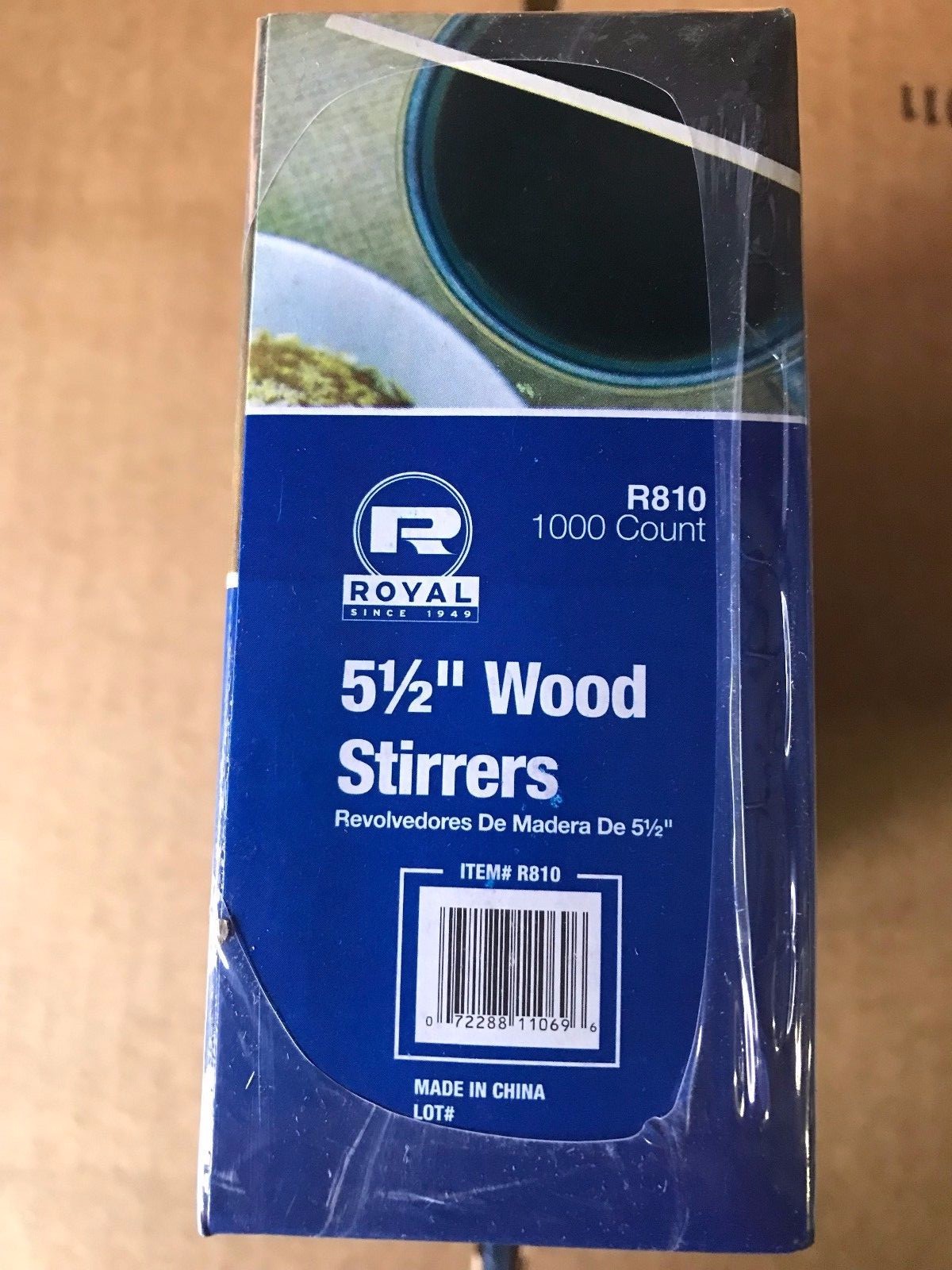 1000 Wooden Birch Coffee Stirrers 5.5″ Royal Eco Friendly FREE SHIP US ONLY