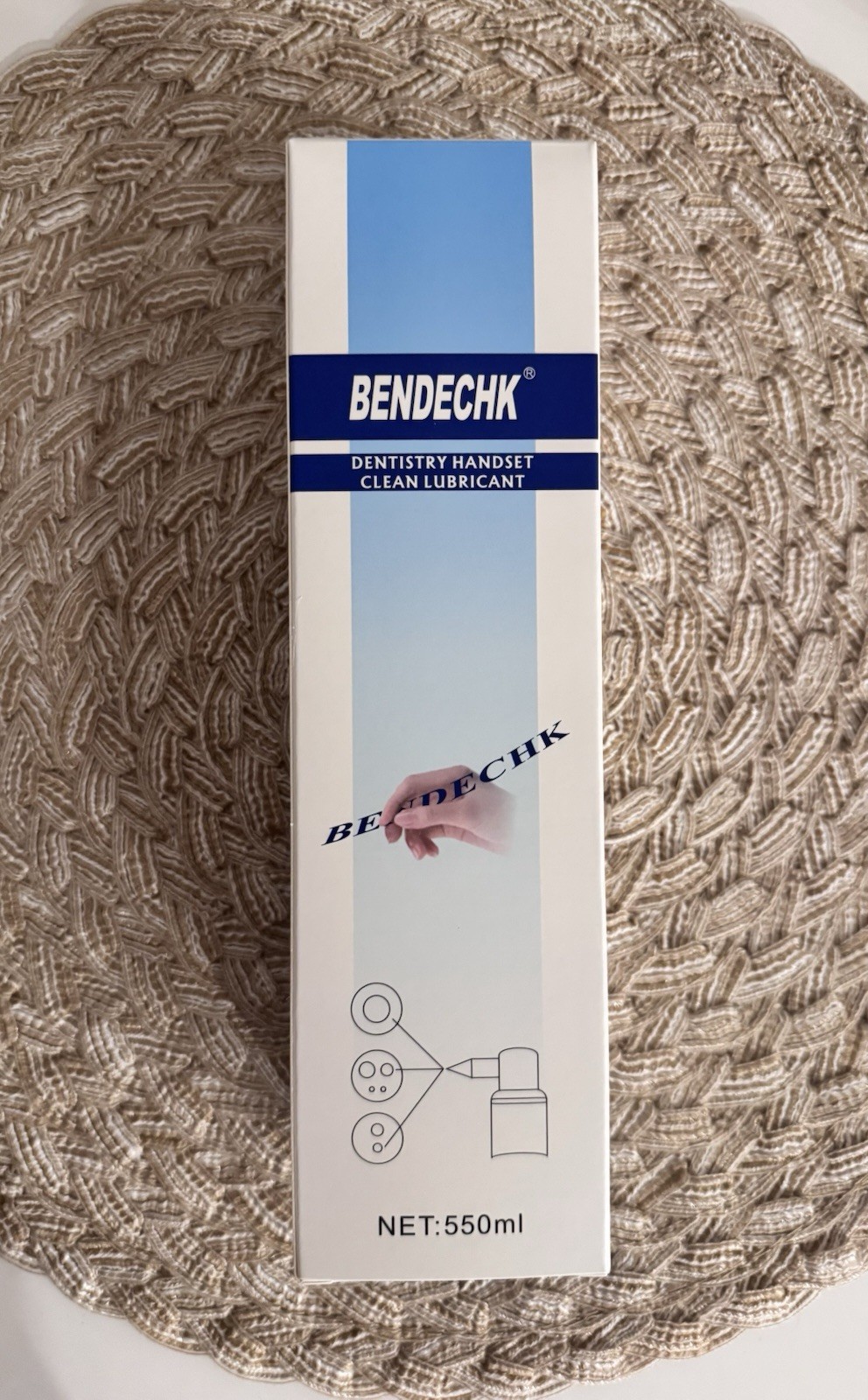 BENDECHK Cleaning Handpiece Lubricant Spray 550mL for KAVO MIDWEST NSK W/ Nozzle