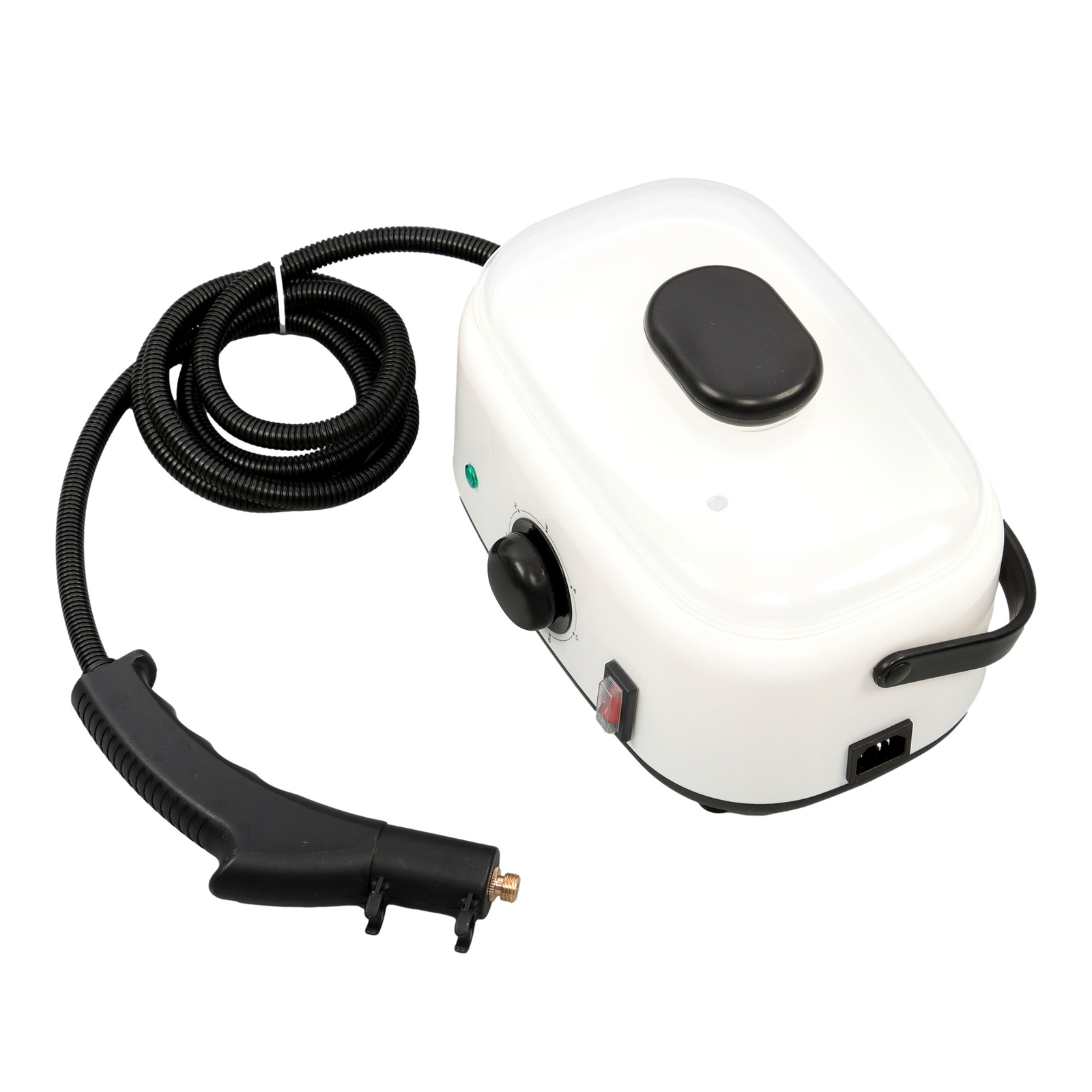 2500W Steam Cleaner 1500ml 110V Portable-Car Engine Degreasing&Tile Grout White