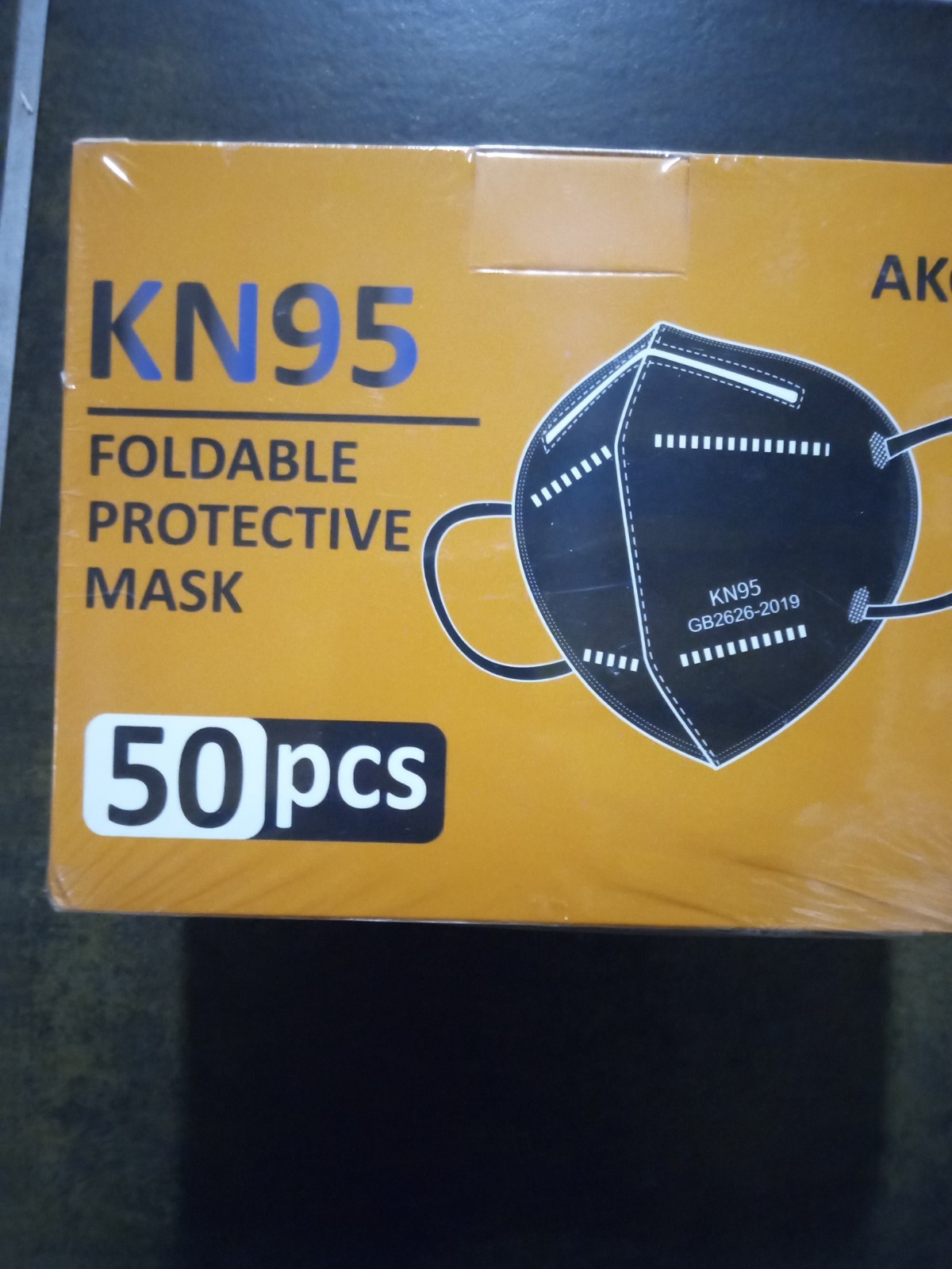 GB2626-2019 KN95 Executive Standard Protective Masks Packs 50 Masks Total