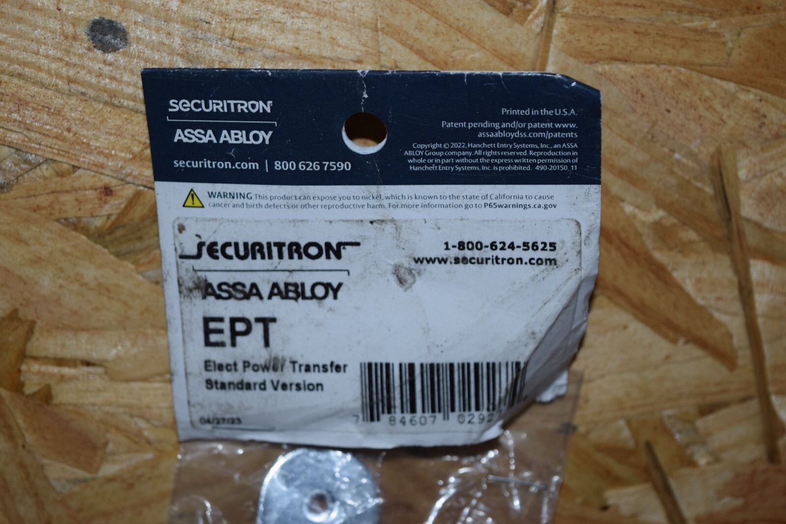 Assa Abloy Securitron EPT Electric Power Transfer Standard Version Steel