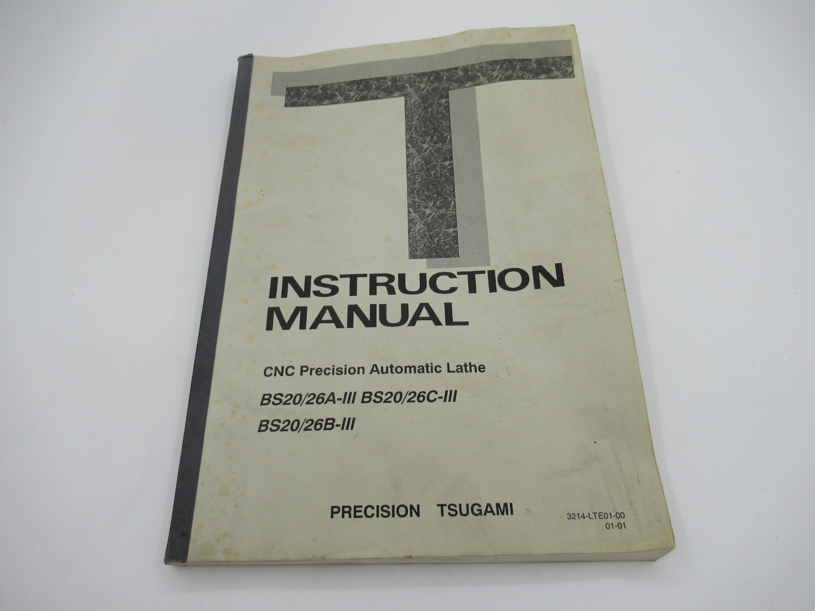 Tsugami Instruct Manual Open NC BS12/18-III BS20/26-III BS32-III «Look»