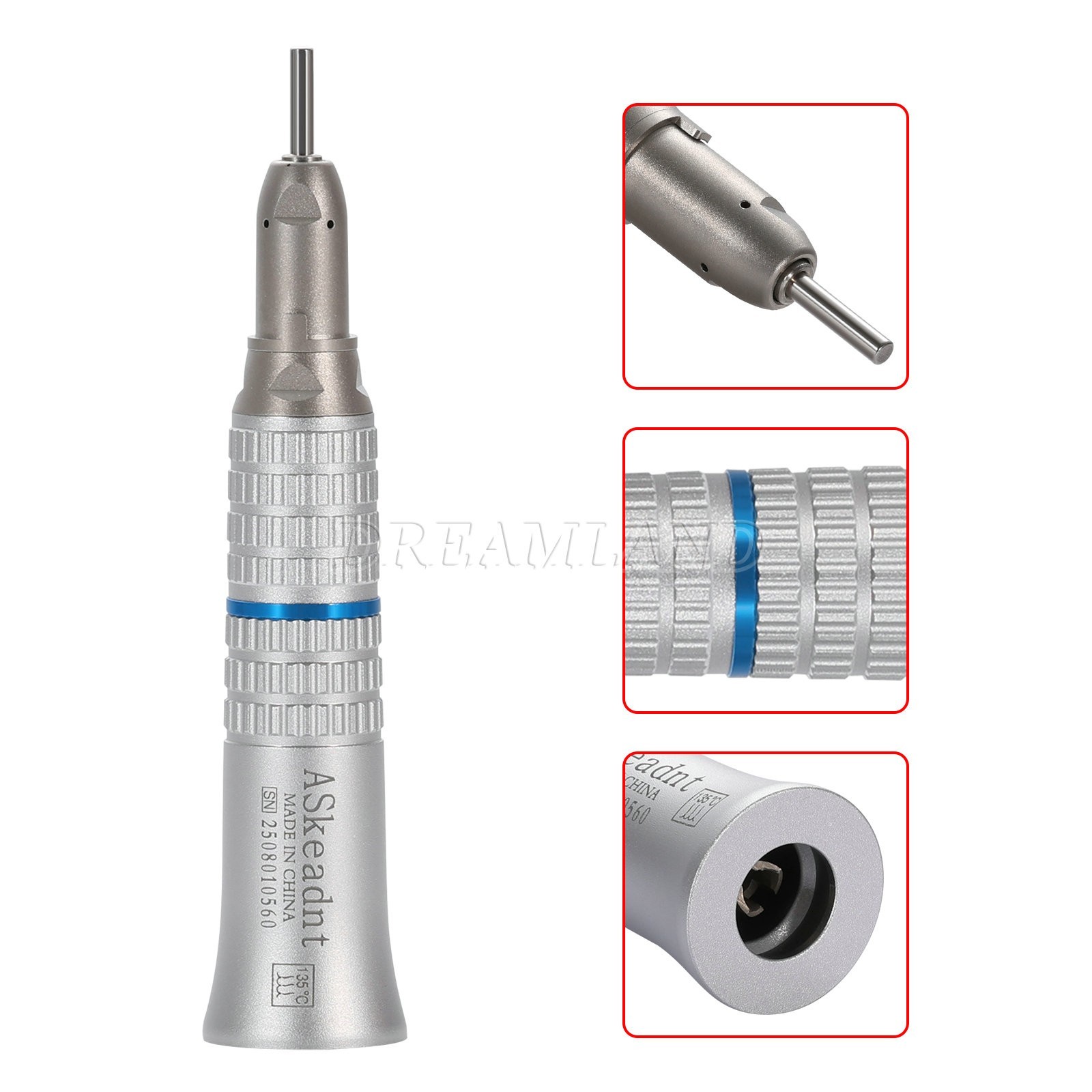 NSK Style Dental Slow Low Speed straight Handpiece Latch type E-Type connector