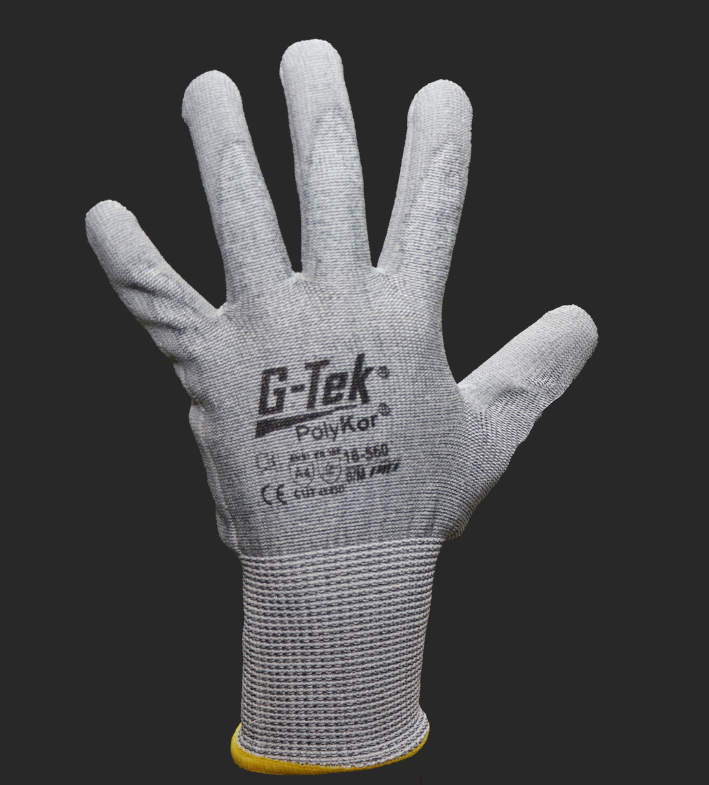 2 PAIR MEDIUM PIP G-Tek 16-560 Seamless PolyKor Glove ANSI 4 Cut Resistant GTEK
