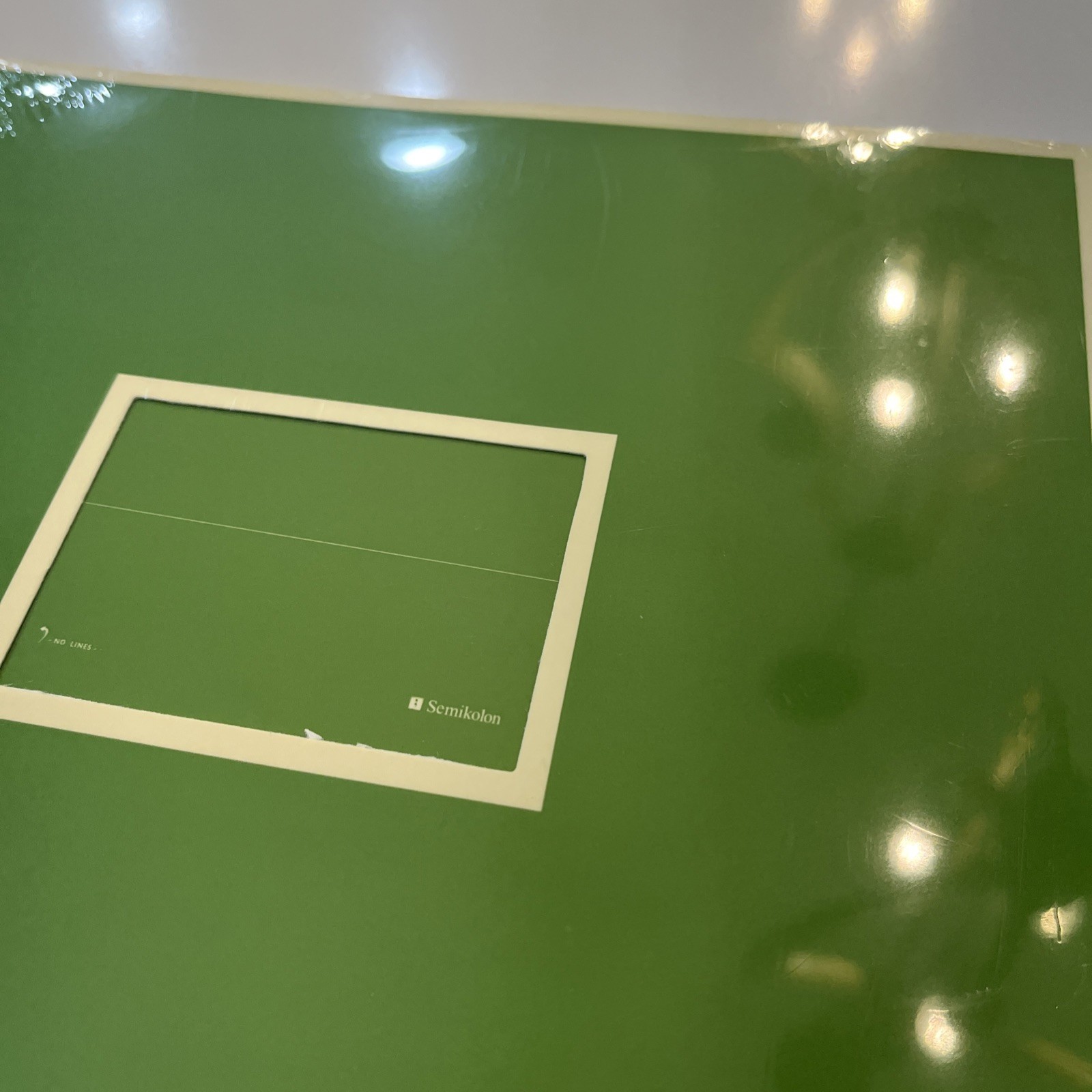 Semikolon Exercise Book A4 48 Sheets Lined And 2 Pockets Lime Green