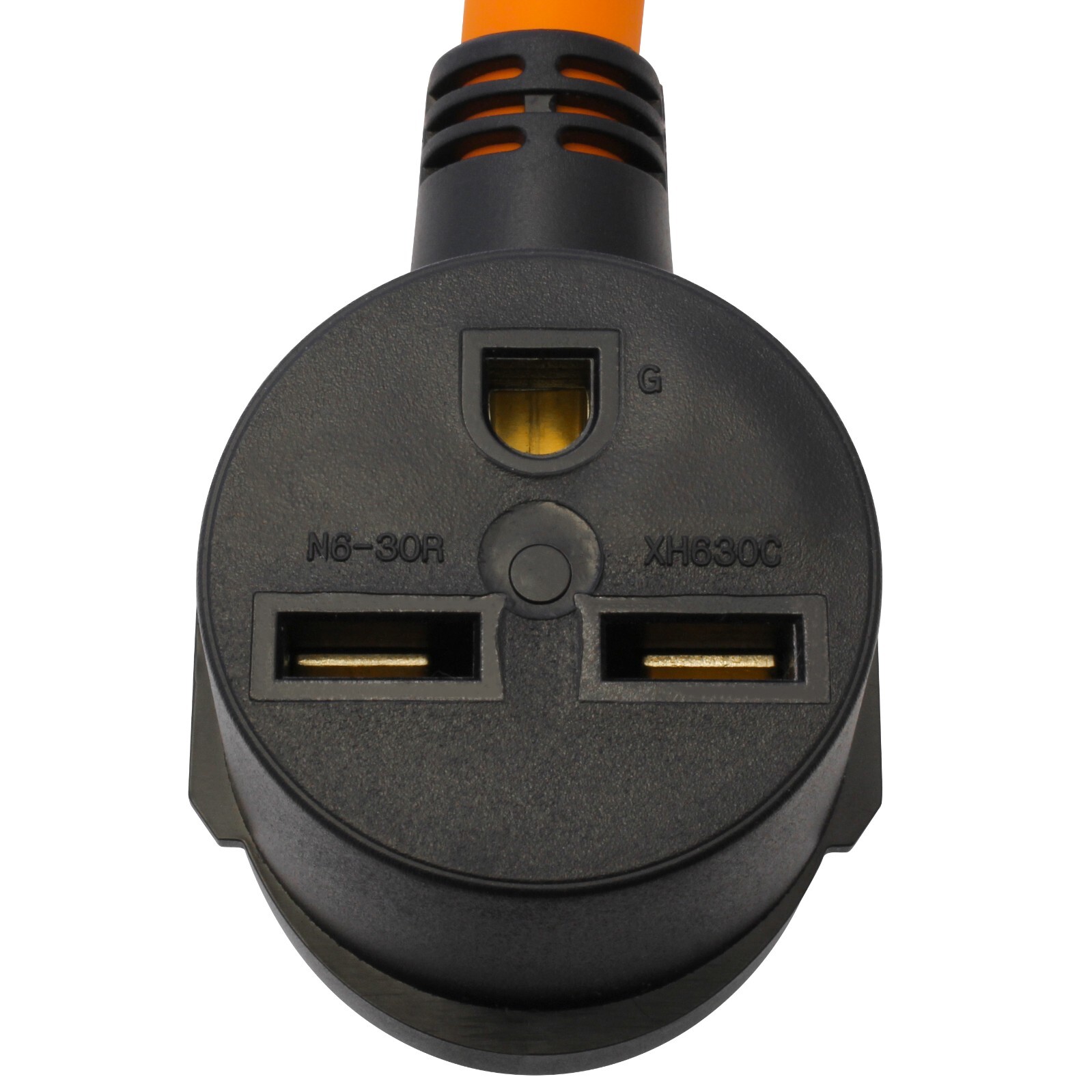 30A 120/208V NEMA L21-30P to 30A 250V NEMA 6-30R Flexible Adapter by AC WORKS®