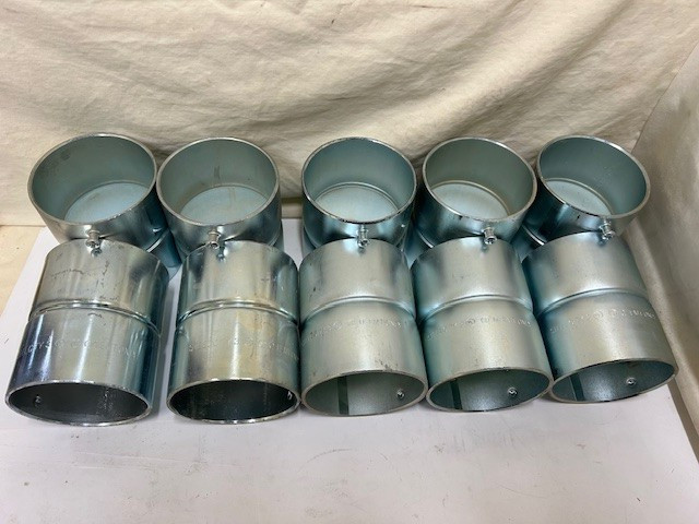 QTY. 10 STEEL CITY 3” SET SCREW COUPLING FOR EMT CONDUIT TK128A, N.O.S.