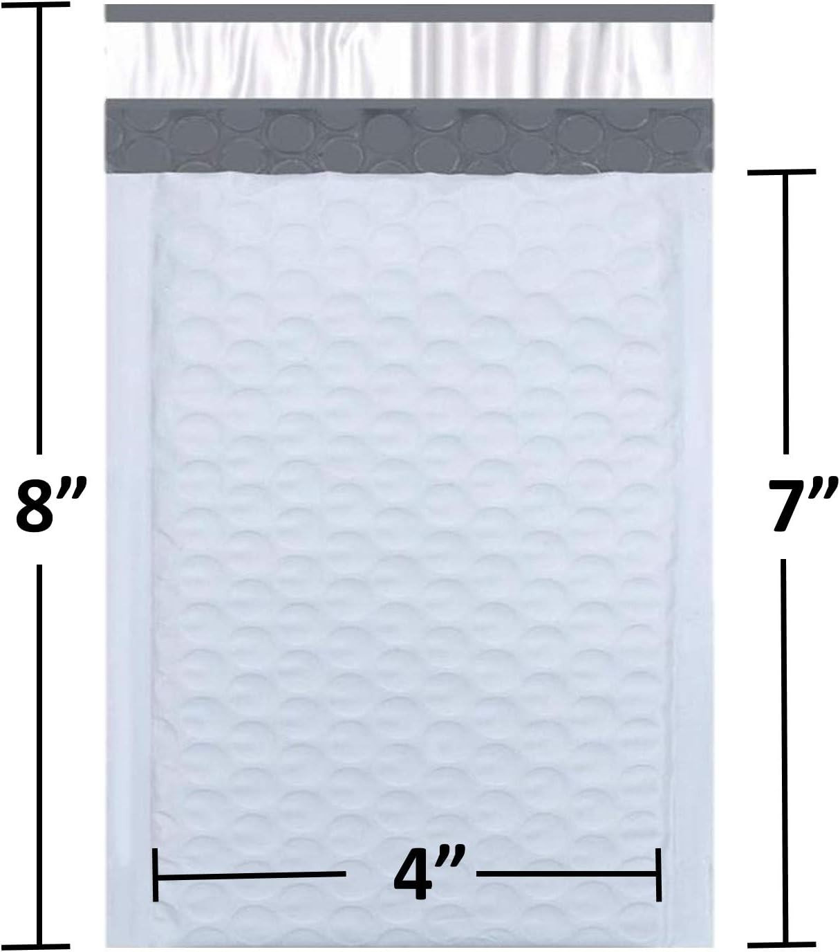 #000 Poly Bubble Mailers 4X8 Inches Shipping Padded Envelopes Self Seal