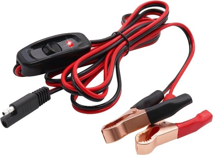 7.9FT/2.4M 16AWG Wire Harness with Golden Clamps Including 12V S Color: Golden