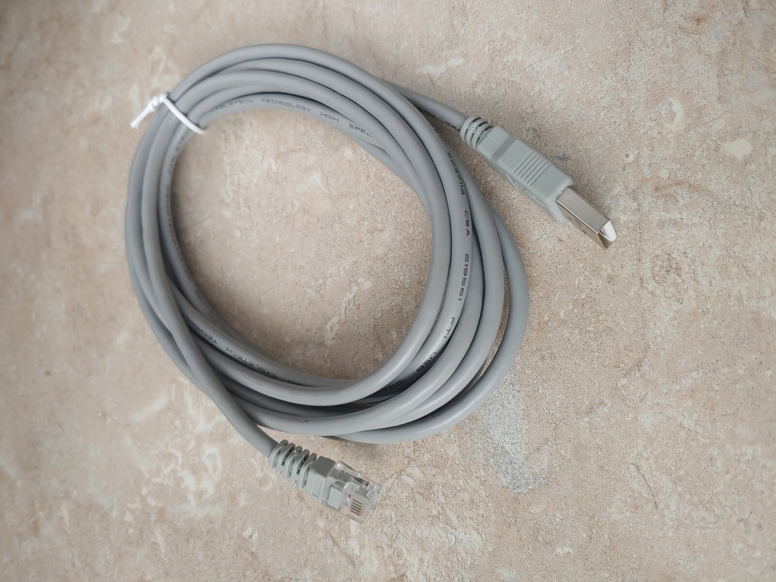 Logic Contols KB17CABLE-USB Kitchen Controller Bump Cable USB to RJ11 RJ12 6-pin