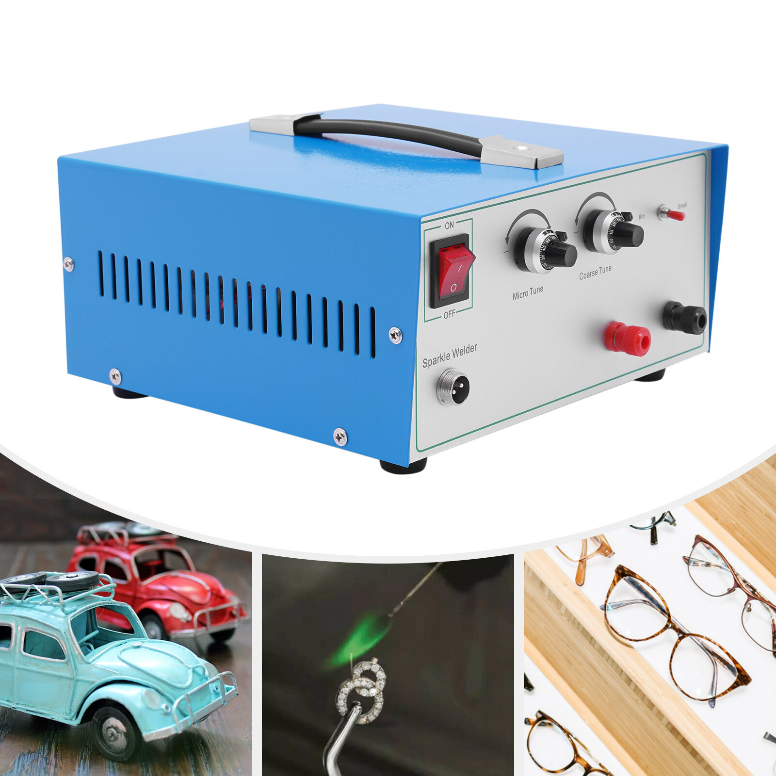 Jewelry Welding Machine 600W 80A Electric Spot Welder Jewelry Welder Gold Silver