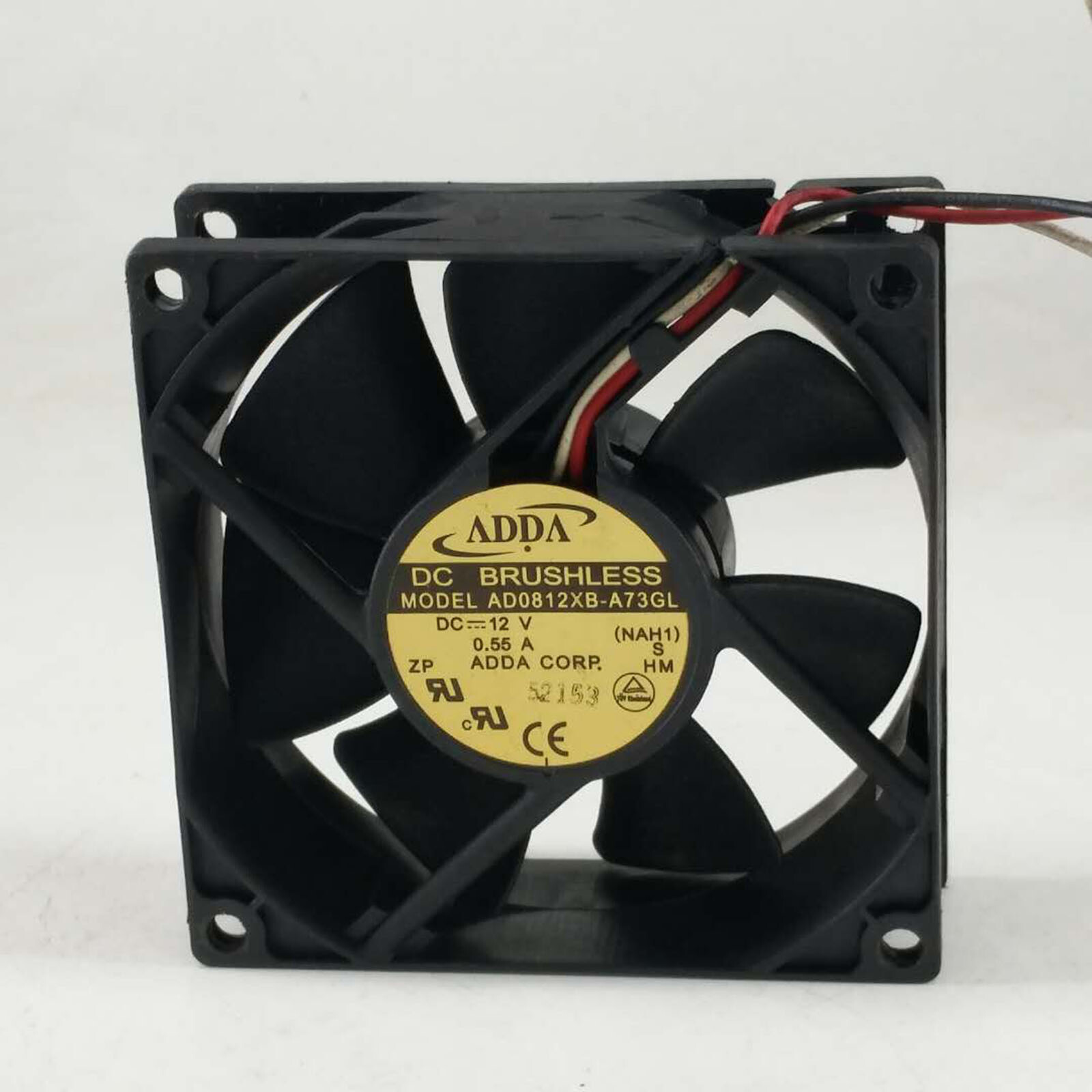 1PC New ADDA AD0812XB-A73GL DC12V 0.55A 3Pin cooling fan One year warranty