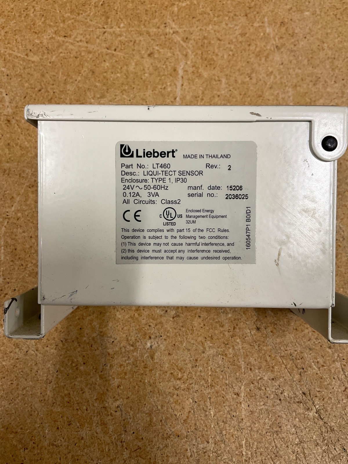 Liebert LT460 Liqui-Tect Sensor 24V Type 1 IP30