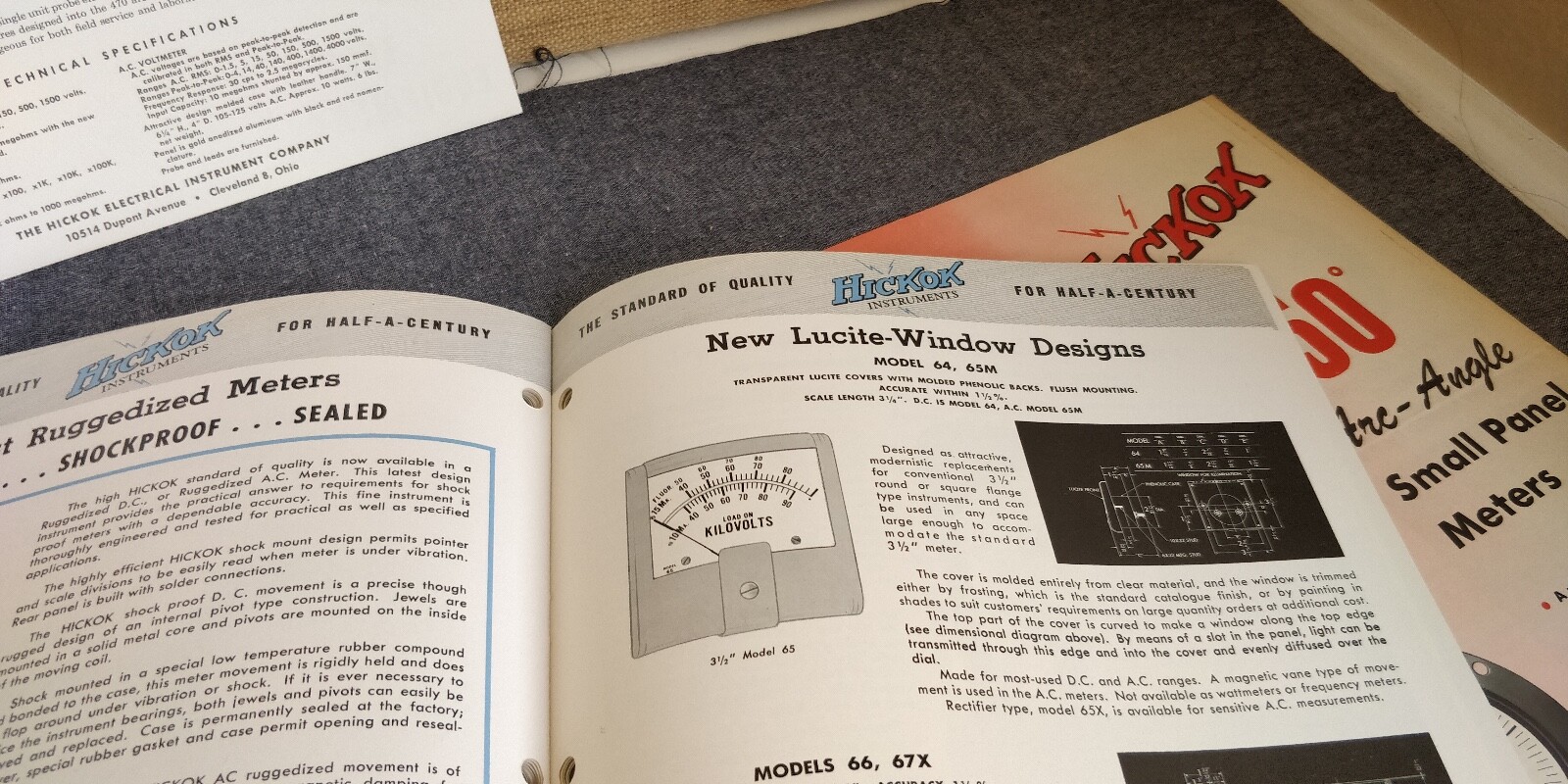 1960 Hickok Catalog No. 39 ~ Electrical Indicating Instruments + Price List +++