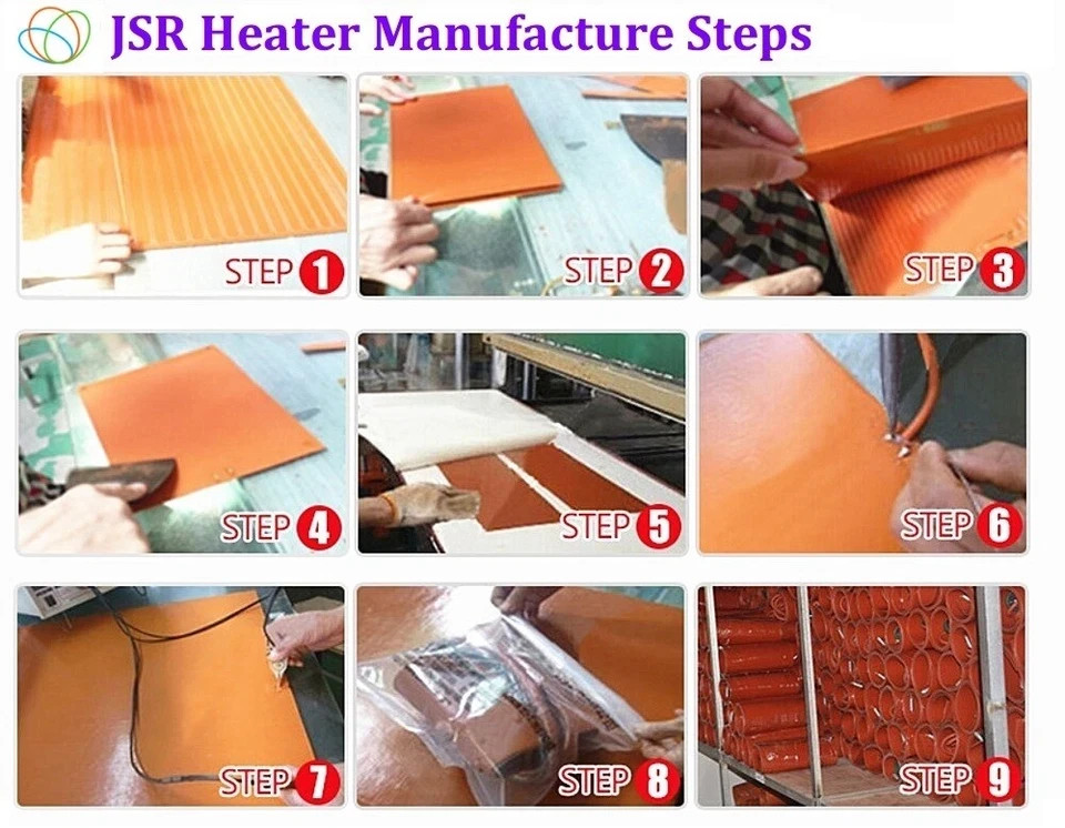 Silicone Heater 8″ X 16″ 200 X 400mm 600W Universal Factory Direct Sale CE JSRGO