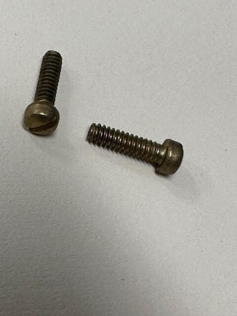 2 boxes 288 pcs total 6-32 Brass Fillister head slotted machine screws