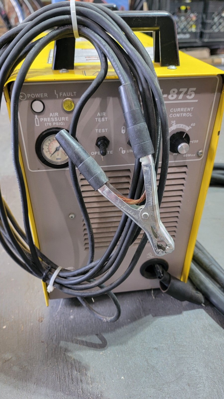 ESAB PCM-875 Plasma Cutter used in working condition 208v-230v