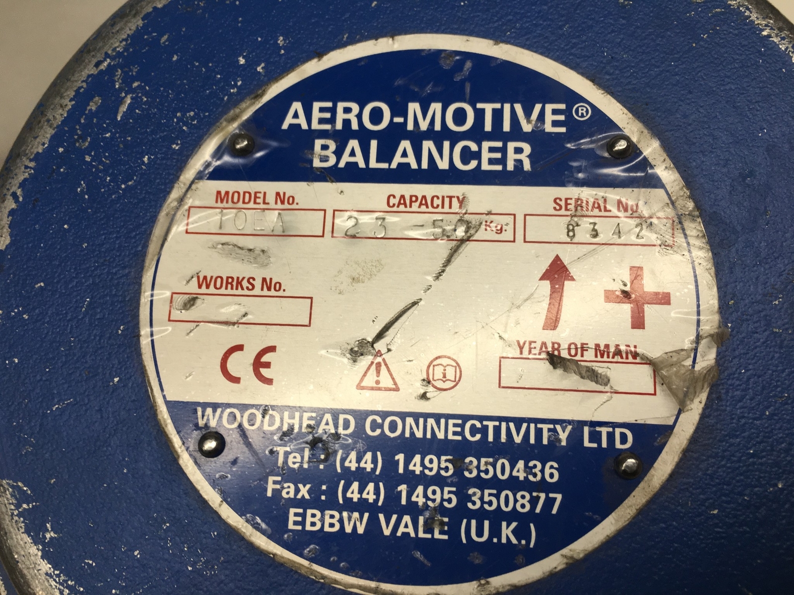 Woodhead Connectivity LTD Aero-Motive Balancer 10EA 2.3-5KG