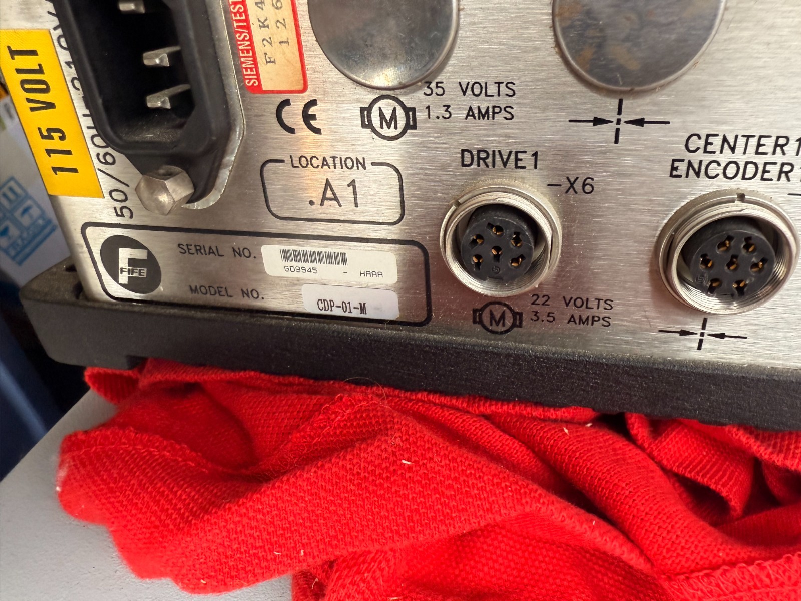 FIFE CDP-01-M WEB GUIDE CONTROLLER MODULE Control Box