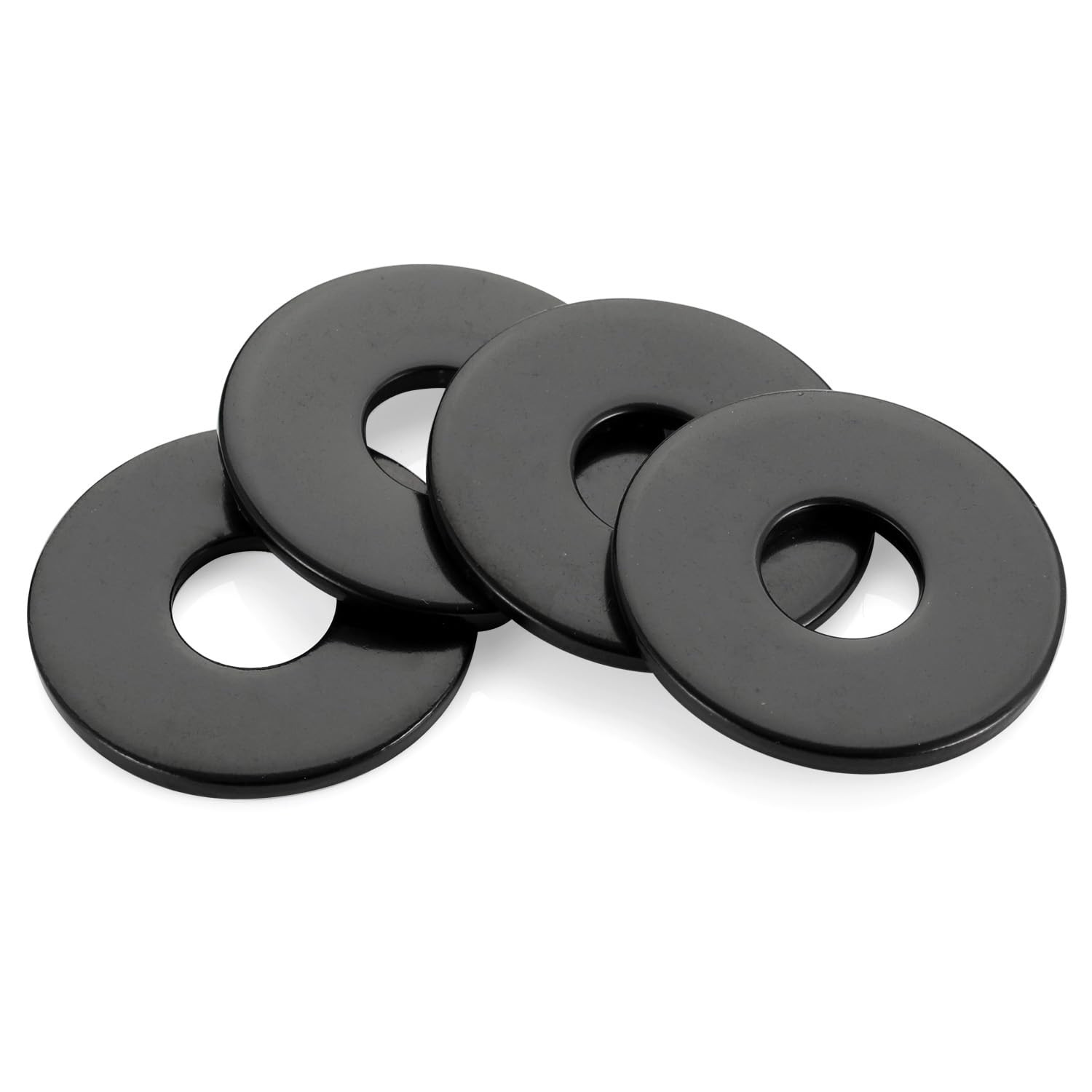 M6 Black Flat Washers 6.3Mm ID 17.7Mm OD 1.9Mm Thick for Screw Fasteners 304 …