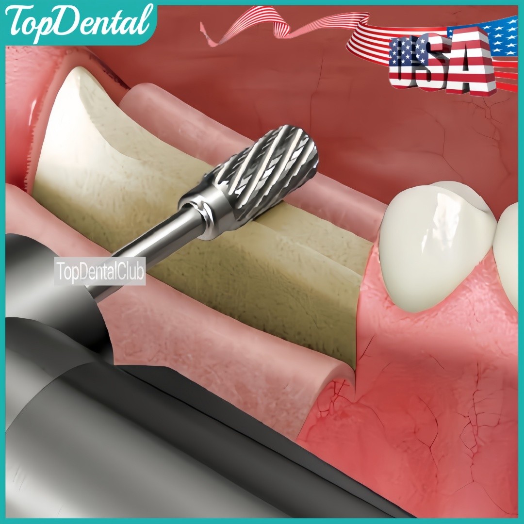 USA Dental GBR Bone Trimming Drill Crest Remover Shape Sculpte Ridge Contouring