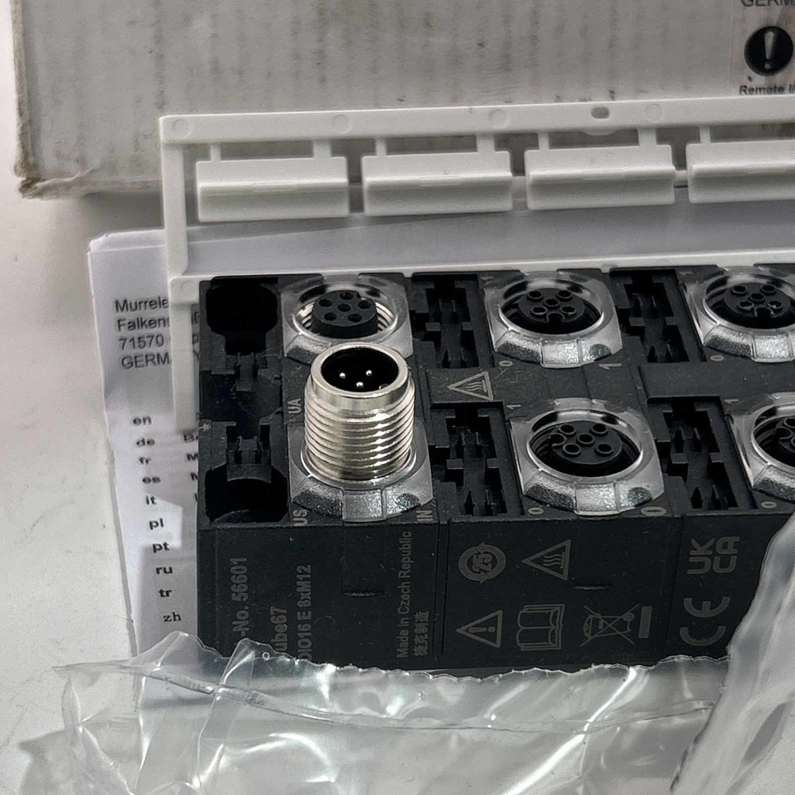 New Open Box MURR ELEKTRONIK 56601 / 56601 Remote I/O Cube67