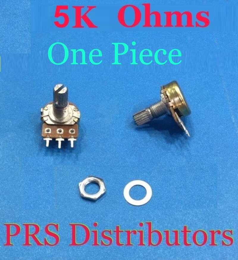 5K OHMS 5 kΩ Linear Panel Mount Volume Control Potentiometer 3-Pin B Type 1 Pc